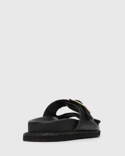 MADDIE Feature Buckle Footbed Slides