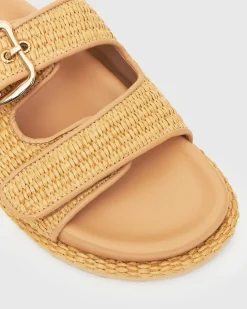 MADDIE Feature Buckle Footbed Slides