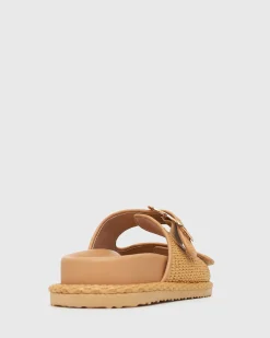 MADDIE Feature Buckle Footbed Slides
