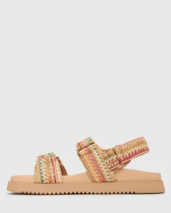 MAJORCA Ankle Strap Footbed Sandals