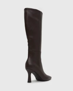 MAVERIK Square Toe Stiletto Knee Boots