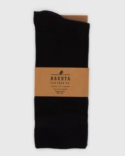 MENS BLACK BAMBOO DRESS SOCK PACK M/L
