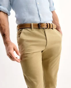 MENS LEATHER BELT SEAT S/M