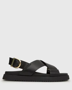 MYTH Crossover Strap Footbed Sandals