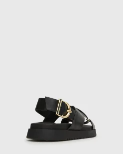MYTH Crossover Strap Footbed Sandals