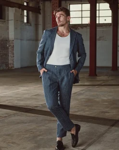 NATE Leather Buckle Trim Loafers