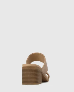 PIPPA Vegan Block Heel Mules