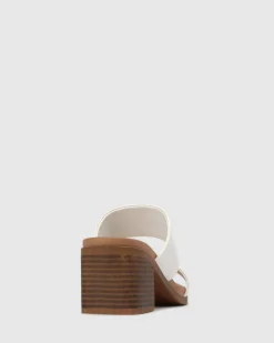 PIPPA Vegan Block Heel Mules