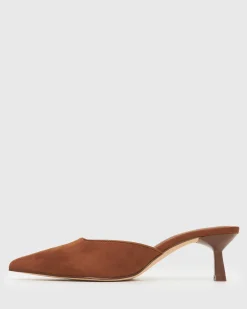 PRE-ORDER AMALIE Pointed Toe Stiletto Mules