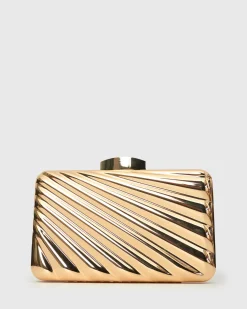 PRE-ORDER GOLDIE Metallic Clutch Bag