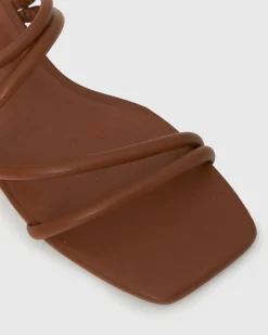 PRE-ORDER HALLIE Low Wooden Block Heel Mules
