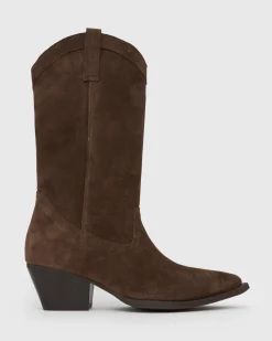 PRE-ORDER HOWDY Suede Leather Western Boots