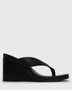 PRE-ORDER SABLE Thong Wedge Sandals