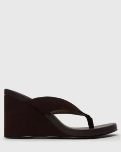 PRE-ORDER SABLE Wedge Thong Sandals
