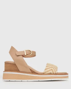PRE-ORDER SANDREA Stacked Heel Wedges