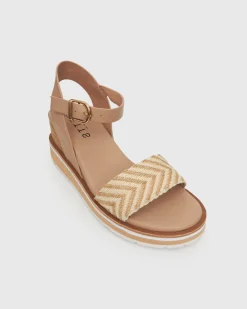 PRE-ORDER SANDREA Stacked Heel Wedges