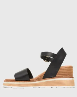 PRE-ORDER SANDREA Stacked Heel Wedges
