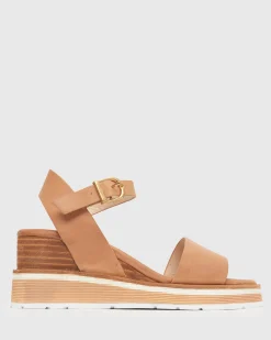 PRE-ORDER SANDREA Stacked Heel Wedges