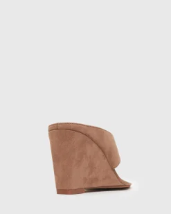 PRE-ORDER SELENE Square Toe Wedge Sandals
