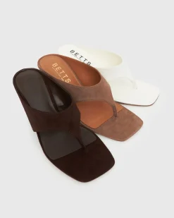 PRE-ORDER SELENE Square Toe Wedge Sandals