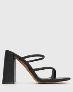 PRE-ORDER SHAQ High Block Heel Mules