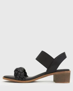 PRE-ORDER Wider Fit HANSEL Braided Ankle Strap Sandals