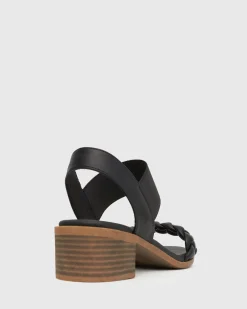 PRE-ORDER Wider Fit HANSEL Braided Ankle Strap Sandals