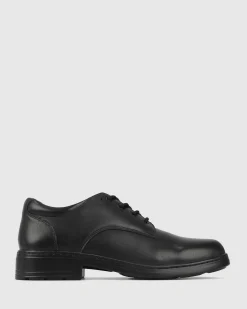 REED D/E Senior Leather School Shoes