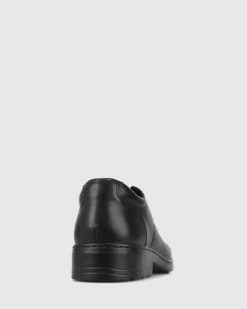 REED D/E Senior Leather School Shoes