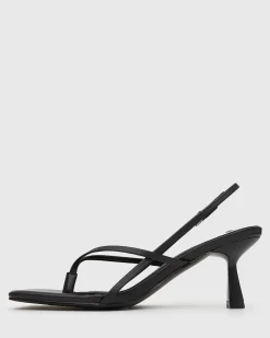 SIENA Strappy Thong Heel Sandals