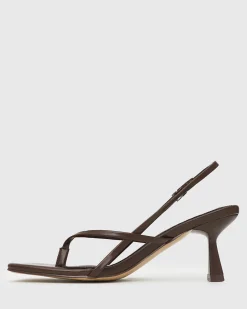 SIENA Strappy Thong Heel Sandals