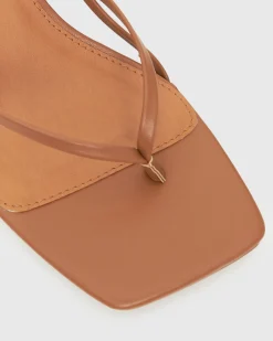 SIENA Strappy Thong Heel Sandals