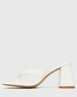 SUNDOWNER Leather Thong Mule Sandals