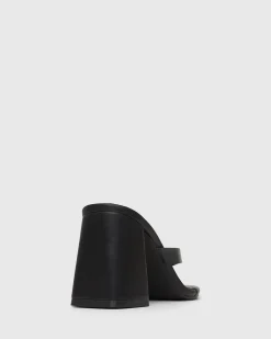 SUNDOWNER Leather Thong Mule Sandals
