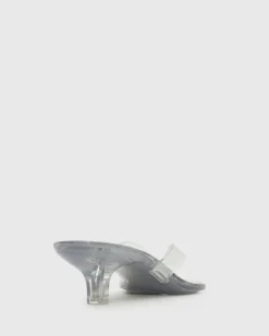 TYLA Jelly Kitten Heel Thong Sandals