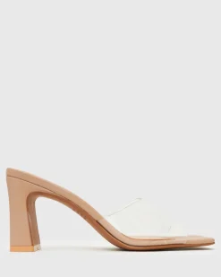 UNIQUE Square Toe Heeled Mules