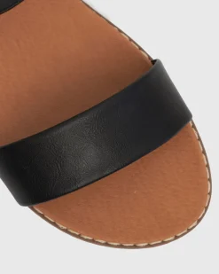 Wider Fit ATLANTA Vegan Flat Sandals