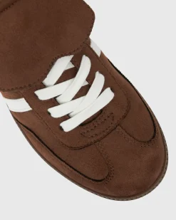 Wider Fit BUTTERSCOTCH Low-Top Lace-Up Sneakers