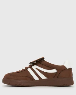 Wider Fit BUTTERSCOTCH Low-Top Lace-Up Sneakers