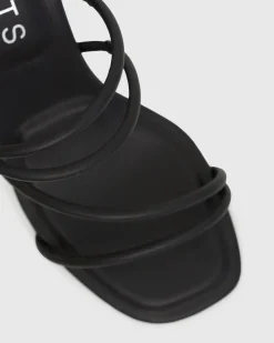 Wider Fit CLEOPATRA High-Heeled Strappy Mules