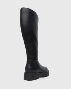 Wider Fit DRAGON Round Toe Knee Boots