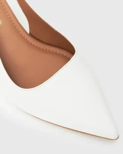 Wider Fit GUS Block Heel Slingback Pumps
