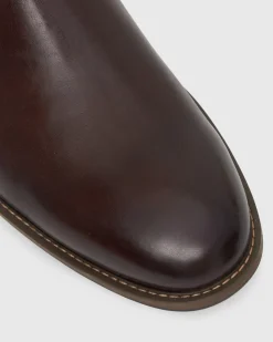 Wider Fit JEFFERY Leather Chelsea Boots