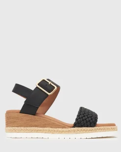 Wider Fit KENZIE Vegan Low Wedge Sandals