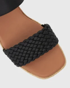 Wider Fit KENZIE Vegan Low Wedge Sandals