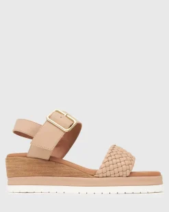 Wider Fit KENZIE Vegan Low Wedge Sandals