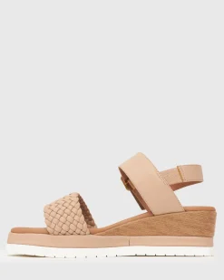 Wider Fit KENZIE Vegan Low Wedge Sandals