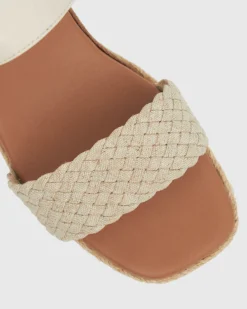Wider Fit KENZIE Vegan Low Wedge Sandals