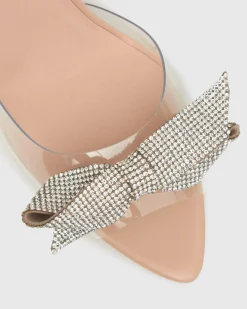 XANTHEA Bling Bow Stiletto Heels