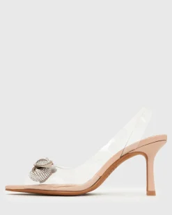 XANTHEA Bling Bow Stiletto Heels